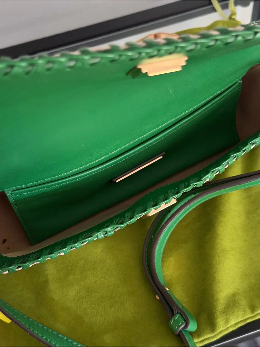 Tory Burch Kira Woven Convertible Should Bag